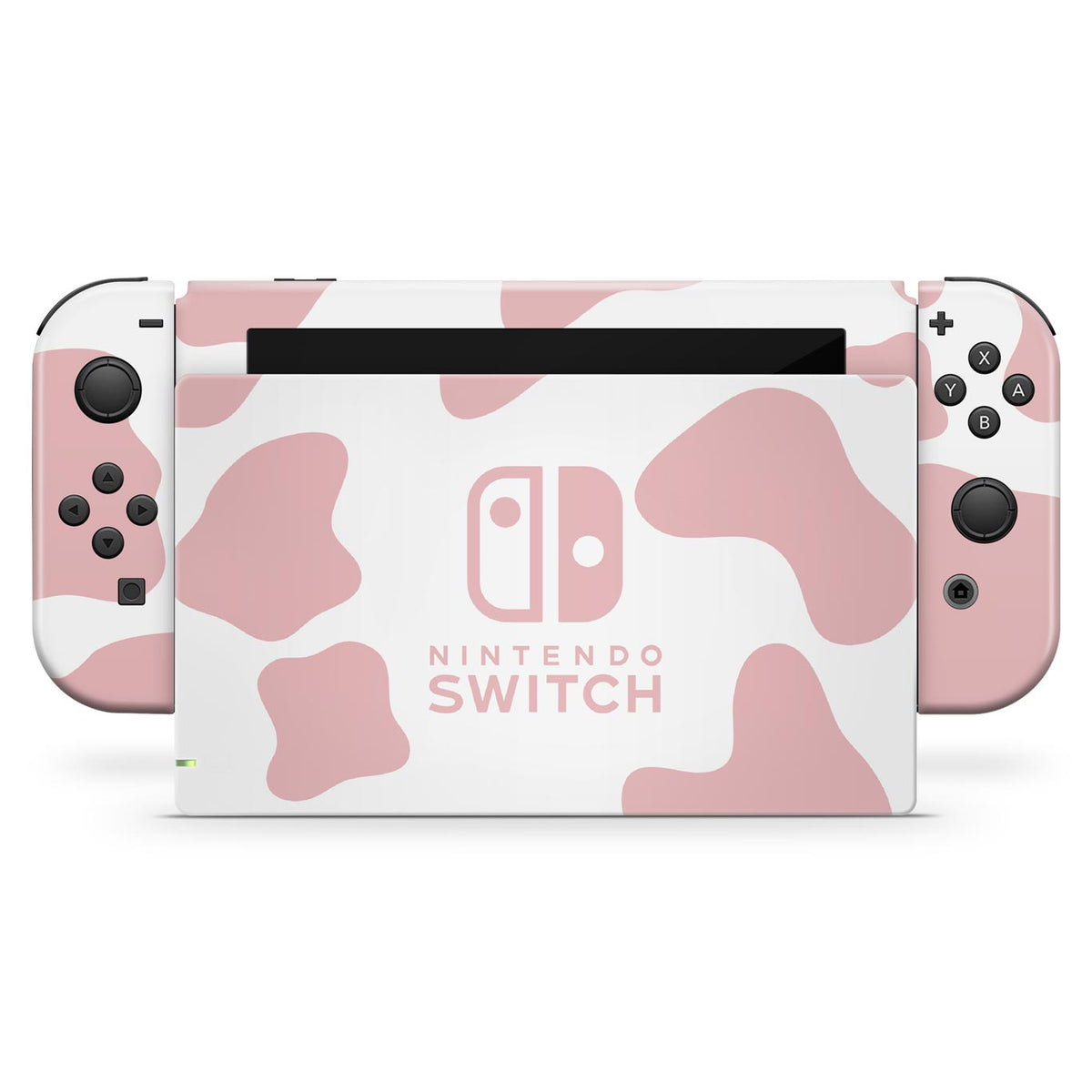Skin Anti-Rage Nintendo Switch 1 - Vaquinha Rosa