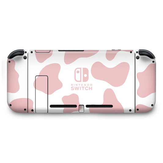 Skin Anti-Rage Nintendo Switch 1 - Vaquinha Rosa