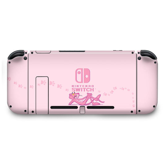 Skin Anti-Rage Nintendo Switch 1 - Pantera Cor de Rosa