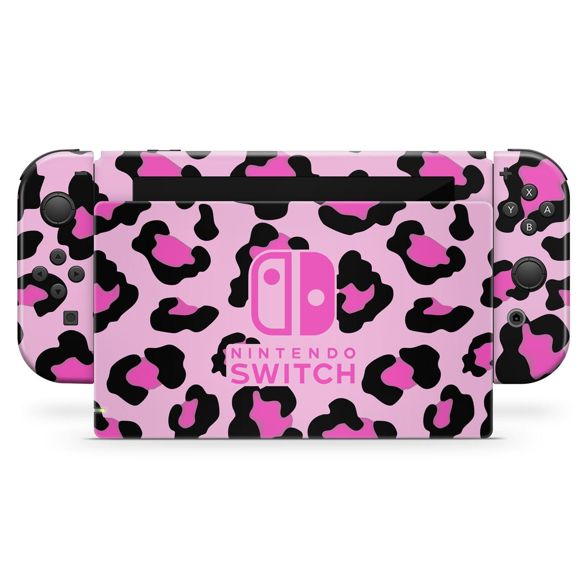 Skin Anti-Rage Nintendo Switch 1 - Onça Rosa