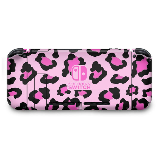 Skin Anti-Rage Nintendo Switch 1 - Onça Rosa