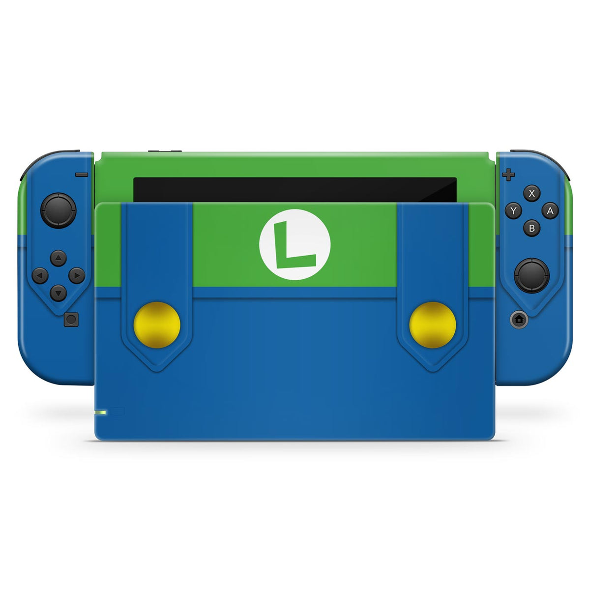 Skin Anti-Rage Nintendo Switch 1 - Luigi Verde Mania