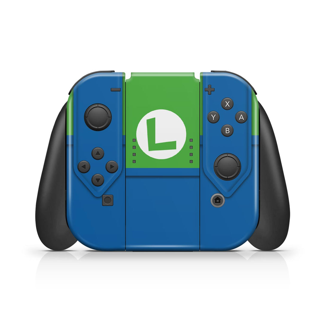 Skin Anti-Rage Nintendo Switch 1 - Luigi Verde Mania - Pop Arte Skins - foto 3