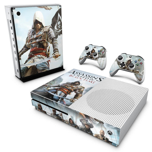 Skin Anti-rage Xbox One Slim - Assassins Creed Black Flag