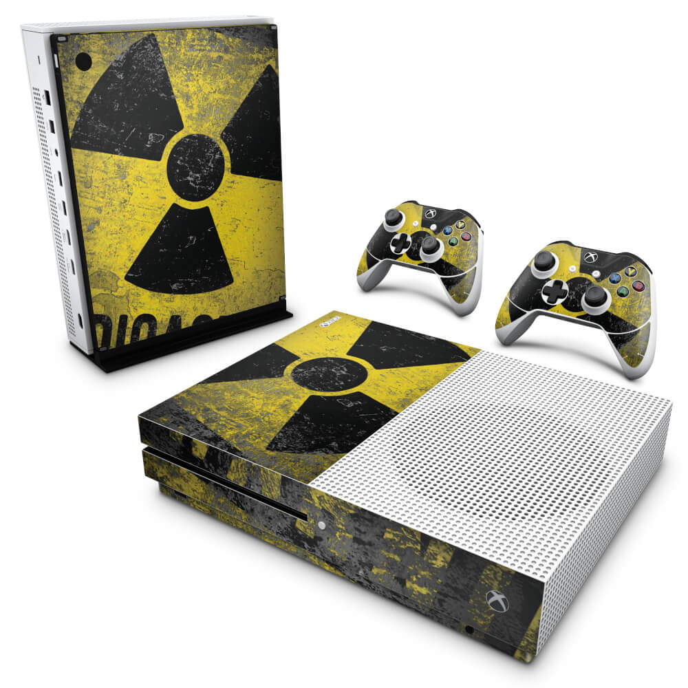 Skin Anti-rage Xbox One Slim - Radioativo