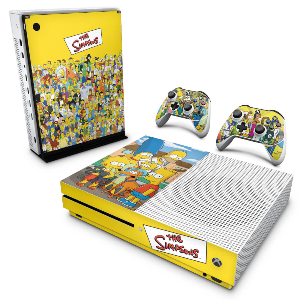 Skin Anti-rage Xbox One Slim - The Simpsons