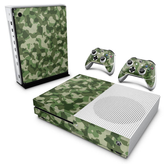 Skin Anti-rage Xbox One Slim - Camuflado Verde