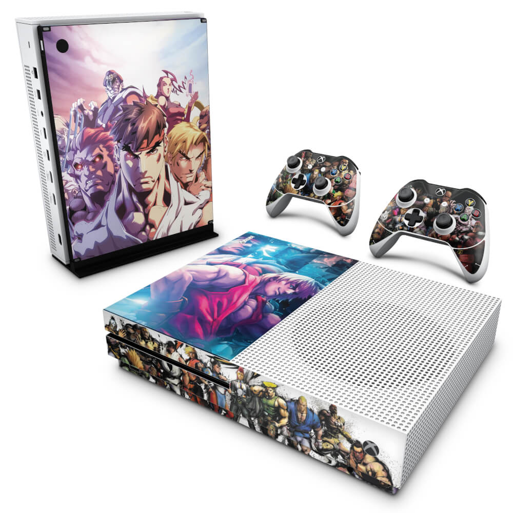 Skin Anti-rage Xbox One Slim - Street Fighter