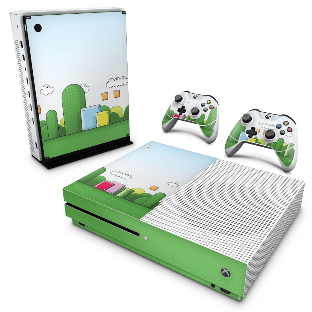 Skin Anti-rage Xbox One Slim - Super Mario