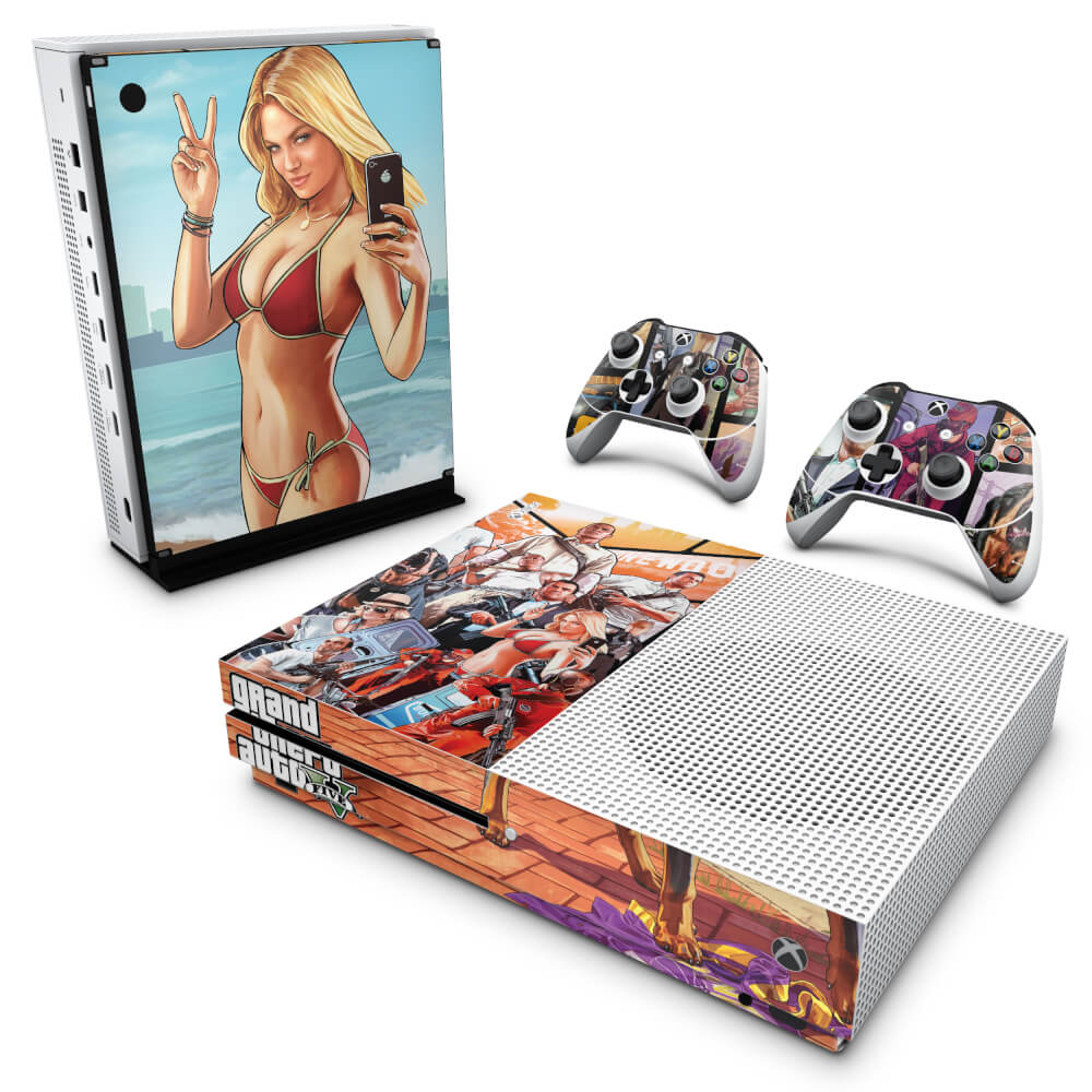 Skin Anti-rage Xbox One Slim - GTA V