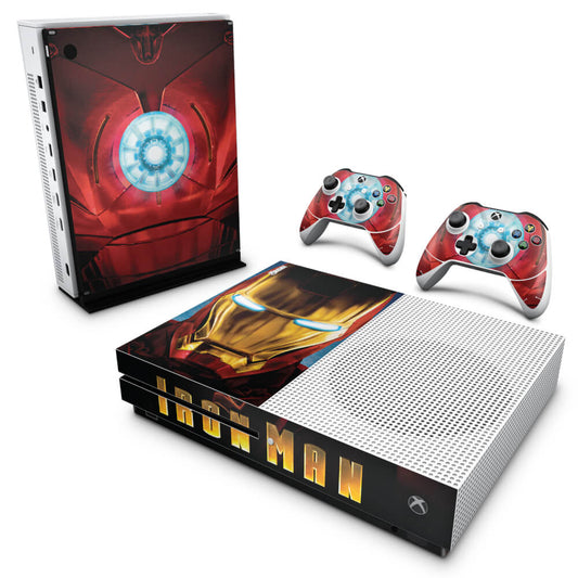 Skin Anti-rage Xbox One Slim - Iron Man - Homem de Ferro