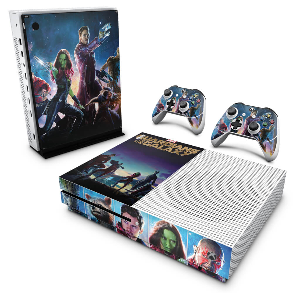 Skin Anti-rage Xbox One Slim - Guardiões da Galaxia