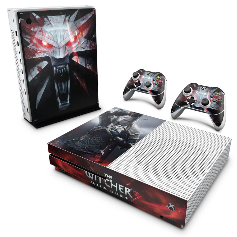 Skin Anti-rage Xbox One Slim - The Witcher 3 #A