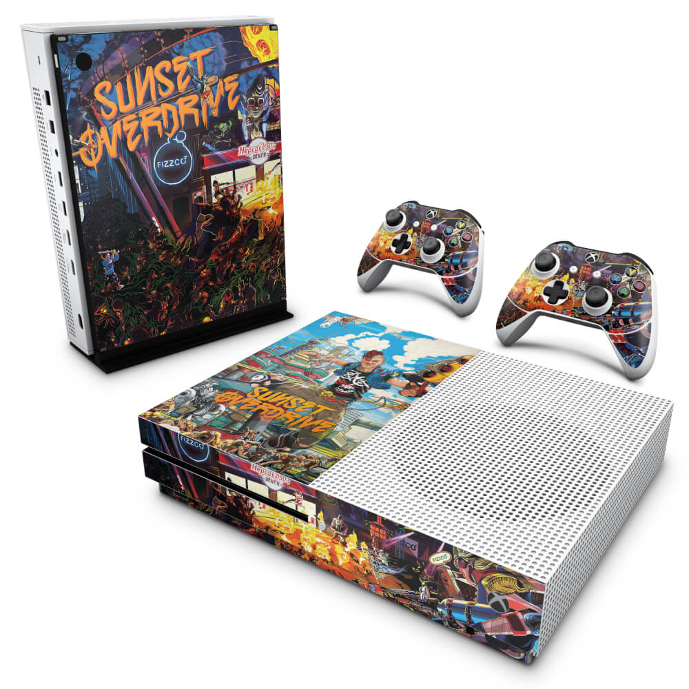 Skin Anti-rage Xbox One Slim - Sunset Overdrive