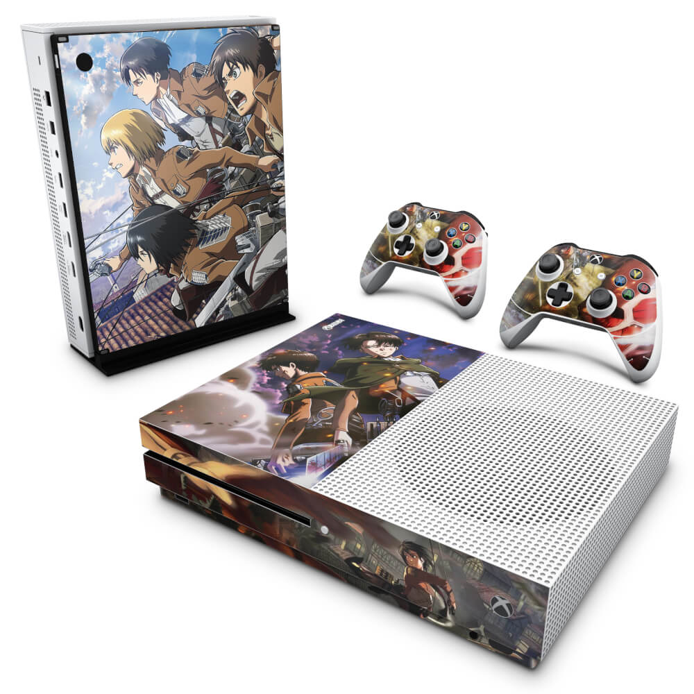 Skin Anti-rage Xbox One Slim - Attack on Titan #A