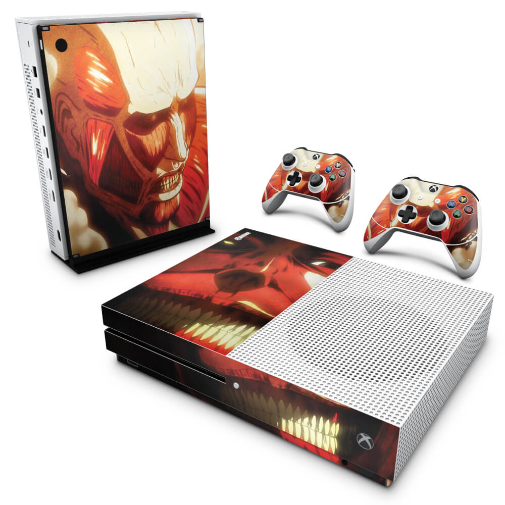 Skin Anti-rage Xbox One Slim - Attack on Titan #B