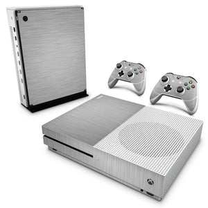 Skin Anti-rage Xbox One Slim - Aço Escovado Cinza