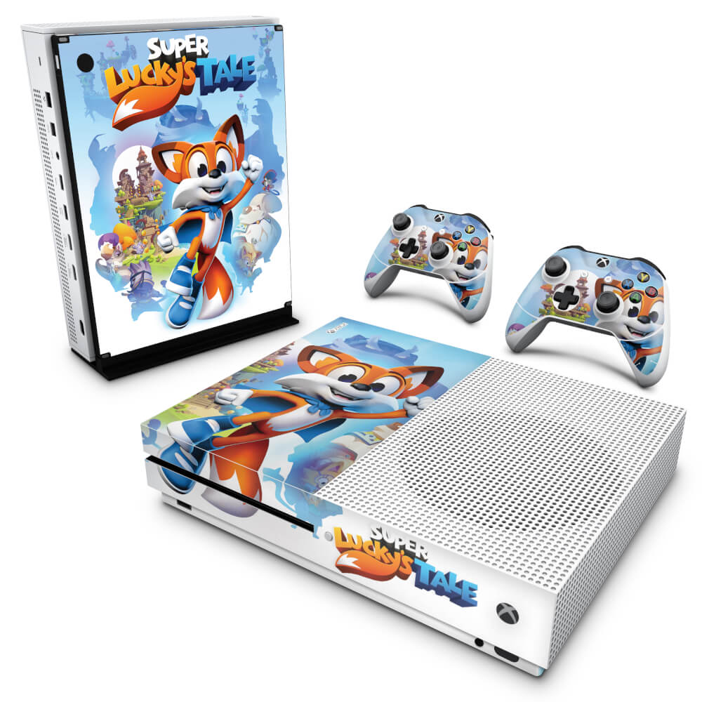 Skin Anti-rage Xbox One Slim - Super Lucky's Tale