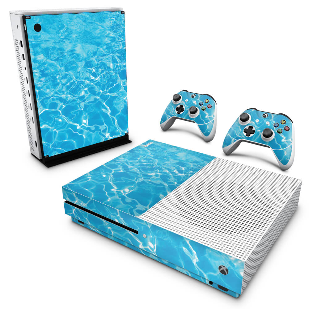 Skin Anti-rage Xbox One Slim - Aquático Água