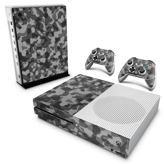 Skin Anti-rage Xbox One Slim - Camuflagem Cinza