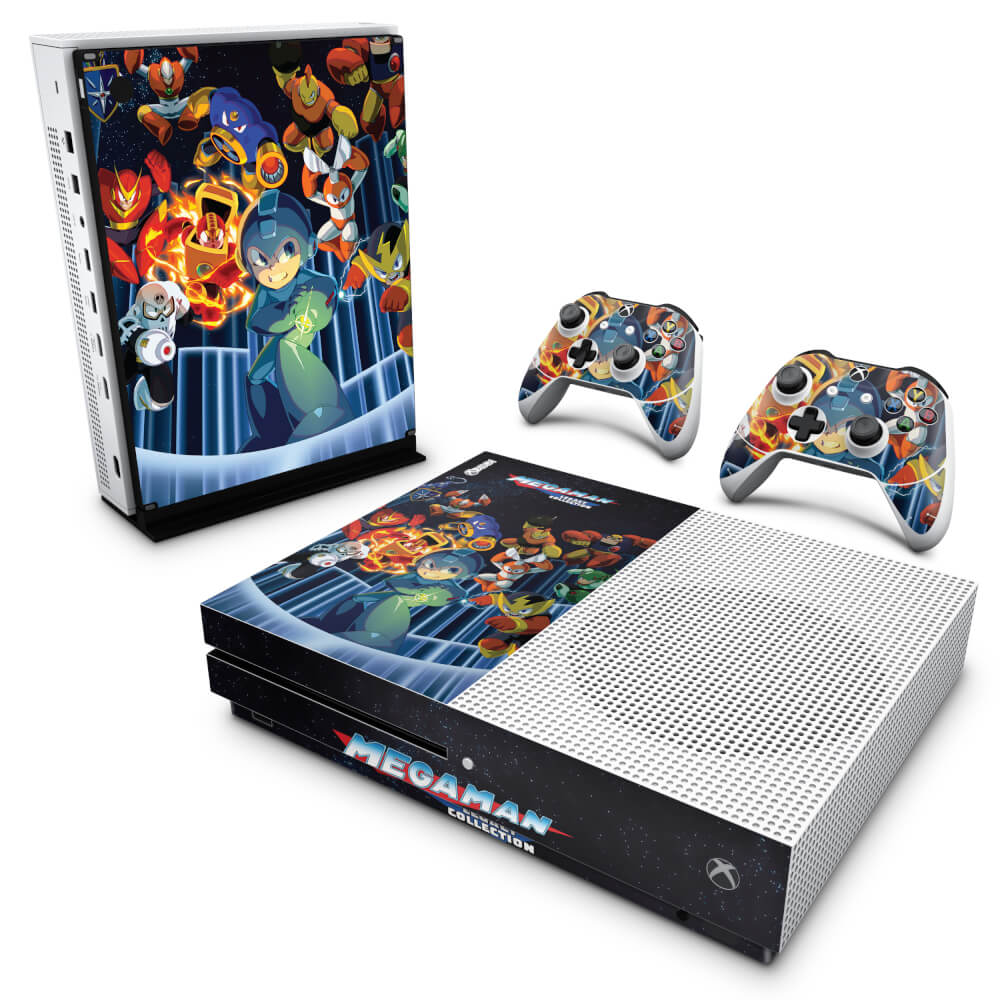 Skin Anti-rage Xbox One Slim - Megaman Legacy Collection