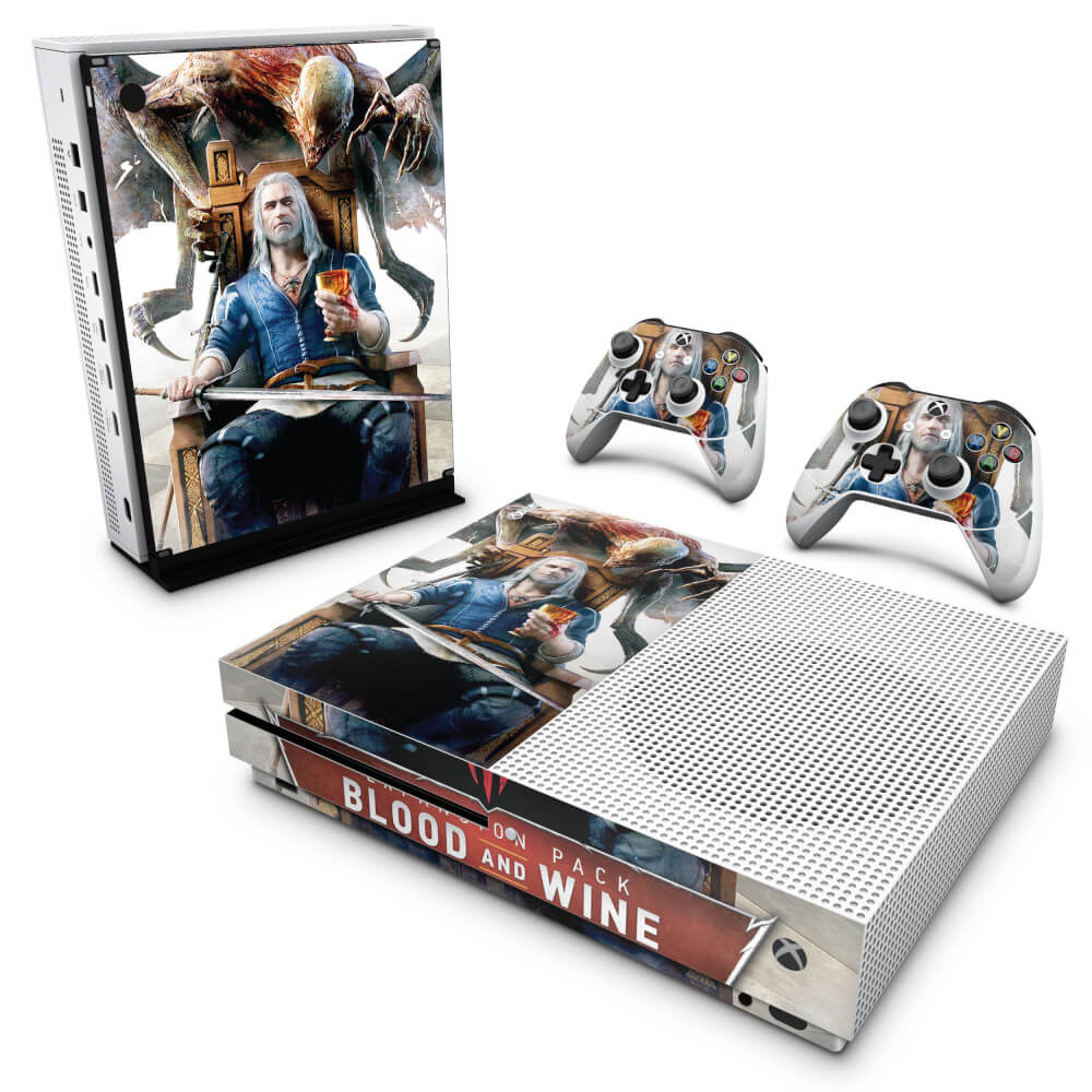 Skin Anti-rage Xbox One Slim - The Witcher 3 Blood And Wine
