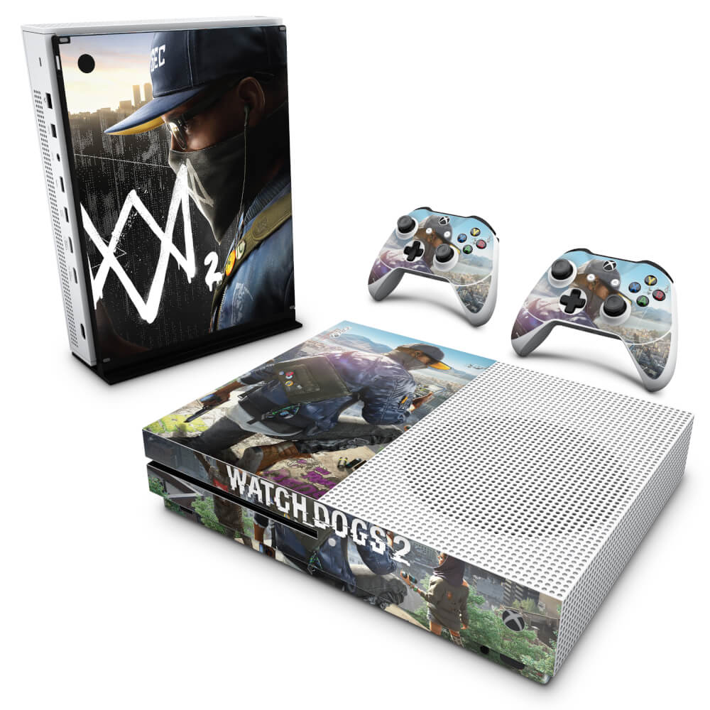Skin Anti-rage Xbox One Slim - Watch Dogs 2
