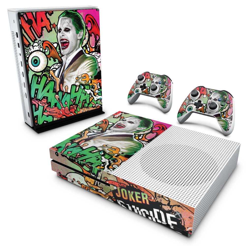 Skin Anti-rage Xbox One Slim - Esquadrão Suicida #B