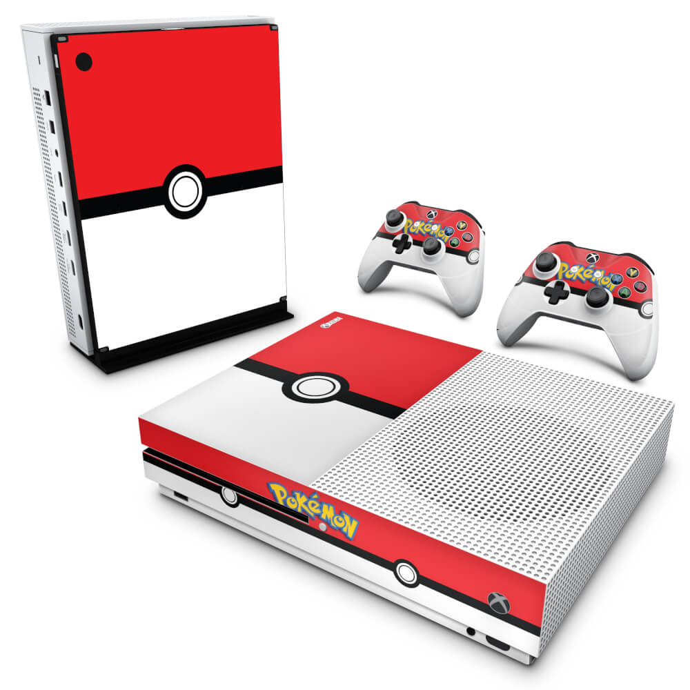 Skin Anti-rage Xbox One Slim - Pokemon Pokebola