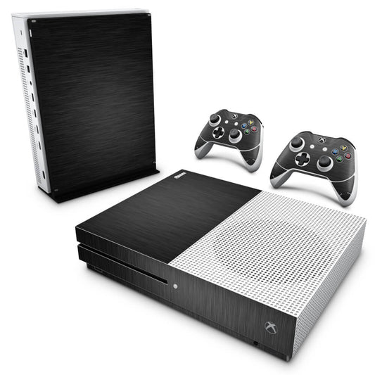 Skin Anti-rage Xbox One Slim - Aço Escovado Preto