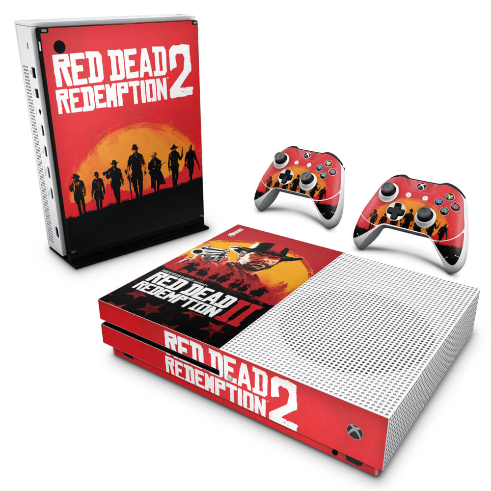 Skin Anti-rage Xbox One Slim - Red Dead Redemption 2