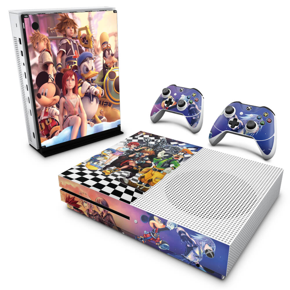 Skin Anti-rage Xbox One Slim - Kingdom Hearts