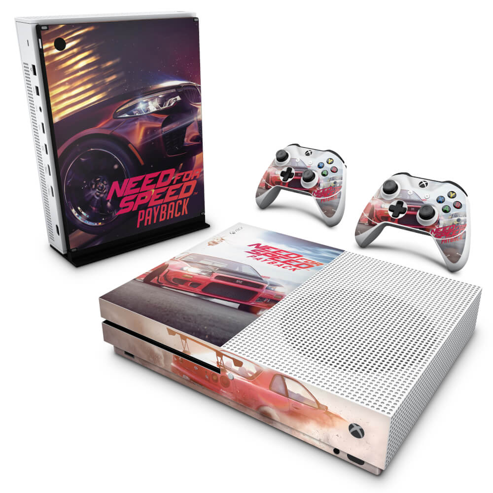 Skin Anti-rage Xbox One Slim - Need For Speed Payback