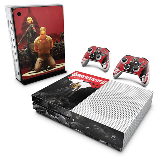 Skin Anti-rage Xbox One Slim - Wolfenstein 2 New Order