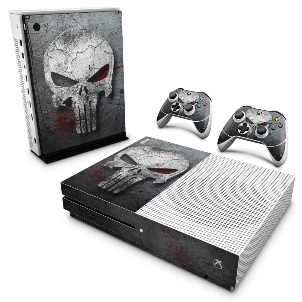Skin Anti-rage Xbox One Slim - The Punisher Justiceiro #b