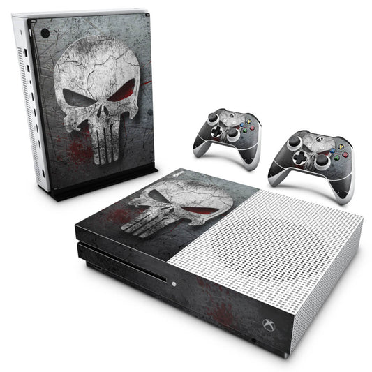 Xbox One Slim Skin Anti-Rage - The Punisher Justiceiro #b