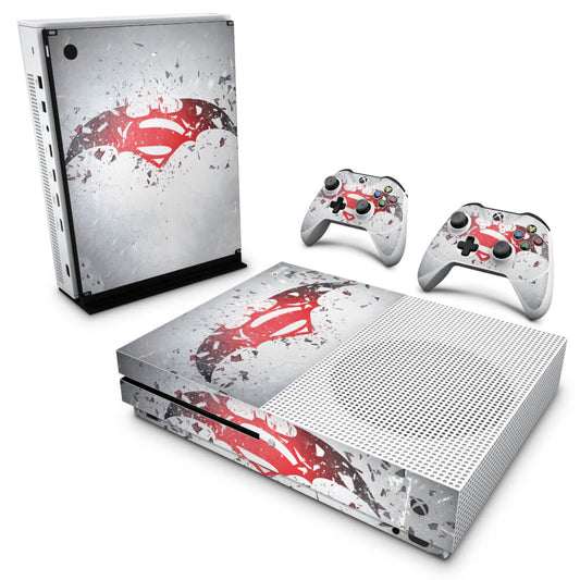 Xbox One Slim Skin Anti-Rage - Batman vs Superman Logo