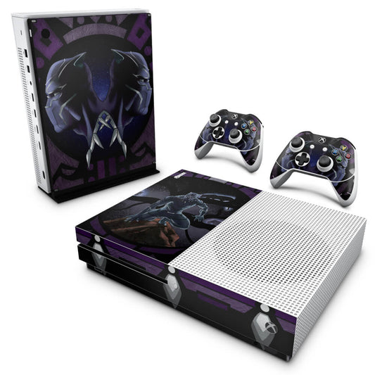 Xbox One Slim Skin Anti-Rage - Pantera Negra