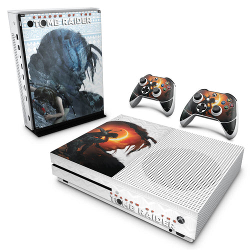 Skin Anti-rage Xbox One Slim - Shadow Of The Tomb Raider
