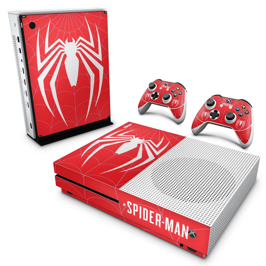 Xbox One Slim Skin Anti-Rage - Spider-man Bundle