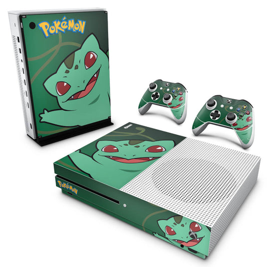 Xbox One Slim Skin Anti-Rage - Pokemon Bulbasaur