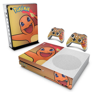 Skin Anti-rage Xbox One Slim - Pokemon Charmander