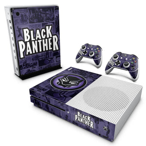 Skin Anti-rage Xbox One Slim - Pantera Negra Comics