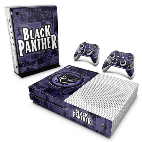Skin Anti-rage Xbox One Slim - Pantera Negra Comics