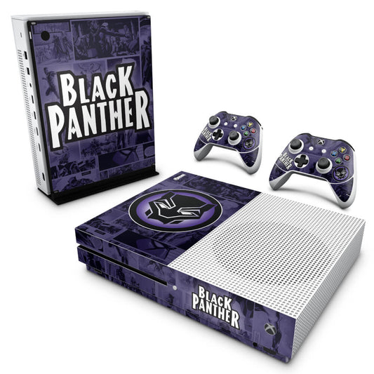 Xbox One Slim Skin Anti-Rage - Pantera Negra Comics
