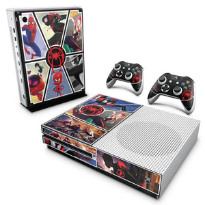 Skin Anti-rage Xbox One Slim - Homem-Aranha no Aranhaverso