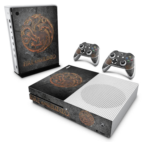 Skin Anti-rage Xbox One Slim - Game of Thrones Targaryen