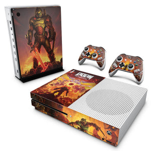 Skin Anti-rage Xbox One Slim - Doom Eternal