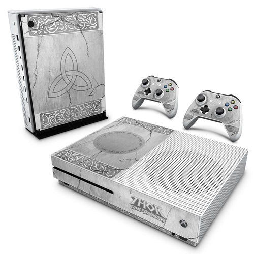 Skin Anti-rage Xbox One Slim - Mjolnir Thor Amor e Trovão