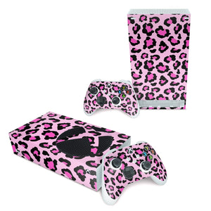Skin Anti-Rage Xbox Series S Horizontal - Onça Rosa